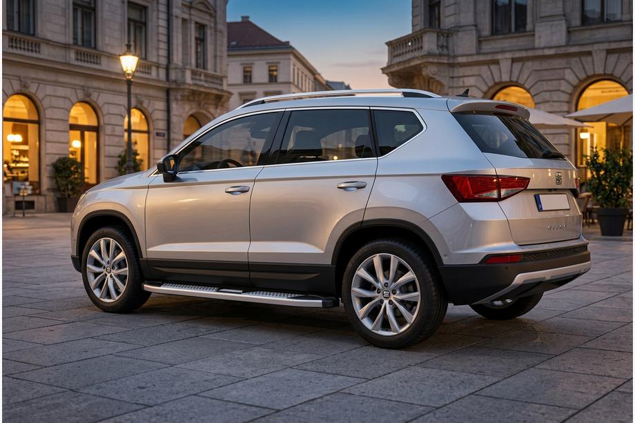 Seat Ateca 2016– Mevsim Grey sidetrin (2 stk., aluminium) Image
