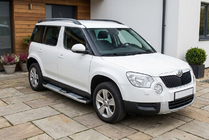 Skoda Yeti 2009–2017 Mevsim Grey sidetrin (2 stk., aluminium) foto 1