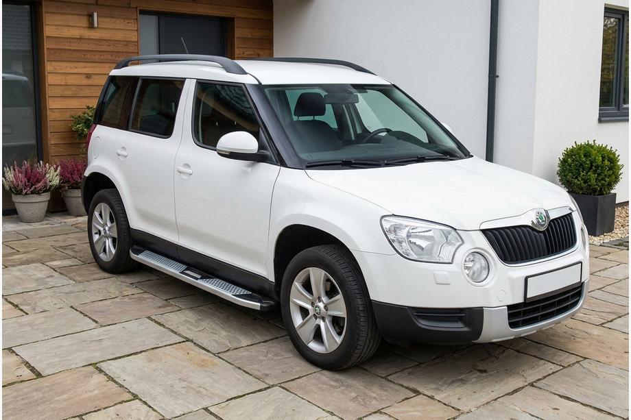 Skoda Yeti 2009–2017 Mevsim Grey sidetrin (2 stk., aluminium) Image