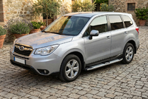 Subaru Forester 2013–2018 Mevsim Grey sidetrin (2 stk., aluminium) foto 1