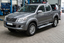 Toyota Hilux 2006–2015 Mevsim Grey sidetrin (2 stk., aluminium) foto 1