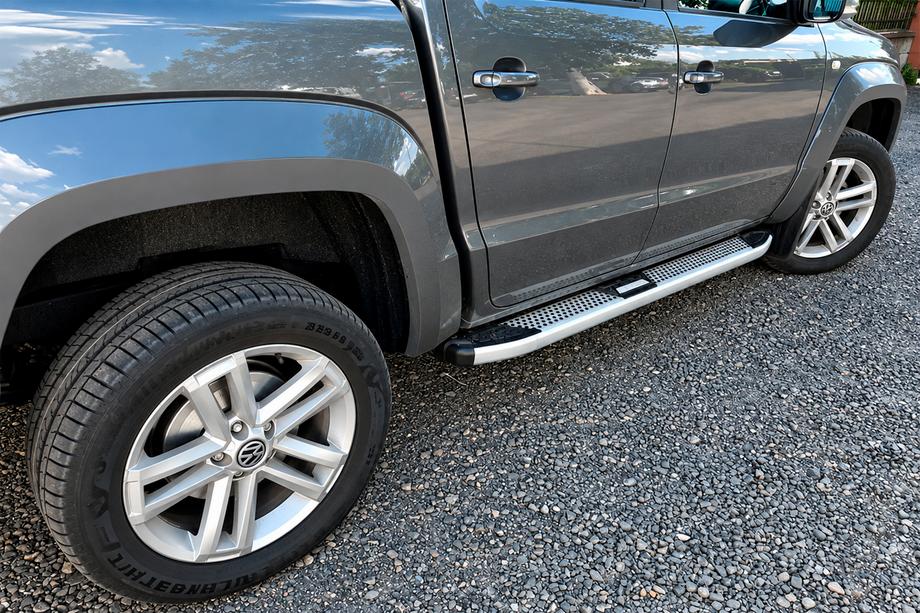Volkswagen Amarok 2010–2022 Mevsim Grey sidetrin (2 stk., aluminium) Image