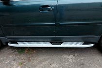 Volvo XC90 2002–2014 Mevsim Grey sidetrin (2 stk., aluminium) foto 3