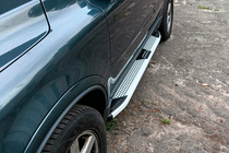 Volvo XC90 2002–2014 Mevsim Grey sidetrin (2 stk., aluminium) foto 4