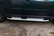 Volvo XC90 2002–2014 Mevsim Grey sidetrin (2 stk., aluminium) foto 5