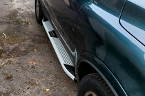 Volvo XC90 2002–2014 Mevsim Grey sidetrin (2 stk., aluminium) foto 6
