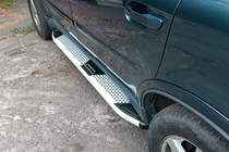 Volvo XC90 2002–2014 Mevsim Grey sidetrin (2 stk., aluminium) foto 7