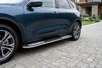 Ford Kuga/Escape 2019– Sidetrin Tayga V2 (2 stk., aluminium) foto 1