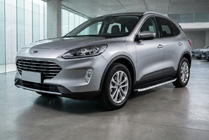 Ford Kuga/Escape 2019– Sidetrin Fullmond (2 stk., aluminium) foto 1