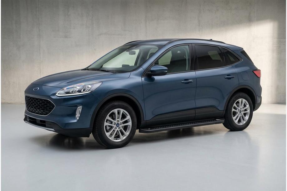 Ford Kuga/Escape 2019– Allmond Black sidetrin (2 stk., aluminium) Image