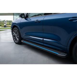 Maya Blue sidetrin (2 stk., aluminium) foto 1