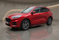 Ford Kuga/Escape 2019– Sidetrin Maya Red (2 stk., aluminium) foto 1