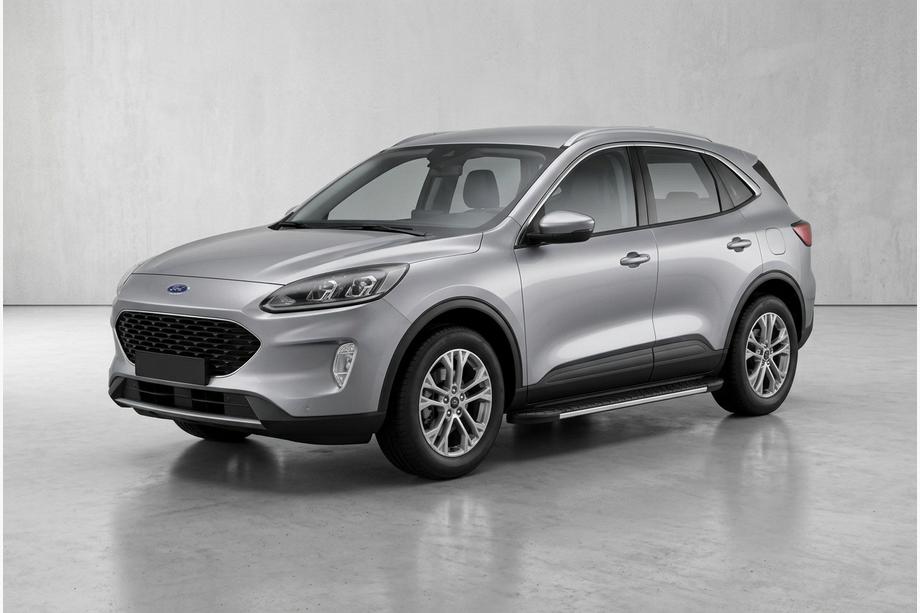 Ford Kuga/Escape 2019– Sidetrin Bosphore Grey (2 stk., aluminium) Image