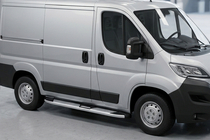 Peugeot Boxer 2006–2025 Mevsim Grey sidetrin (2 stk., aluminium) Kun til kort akselafstand foto 1