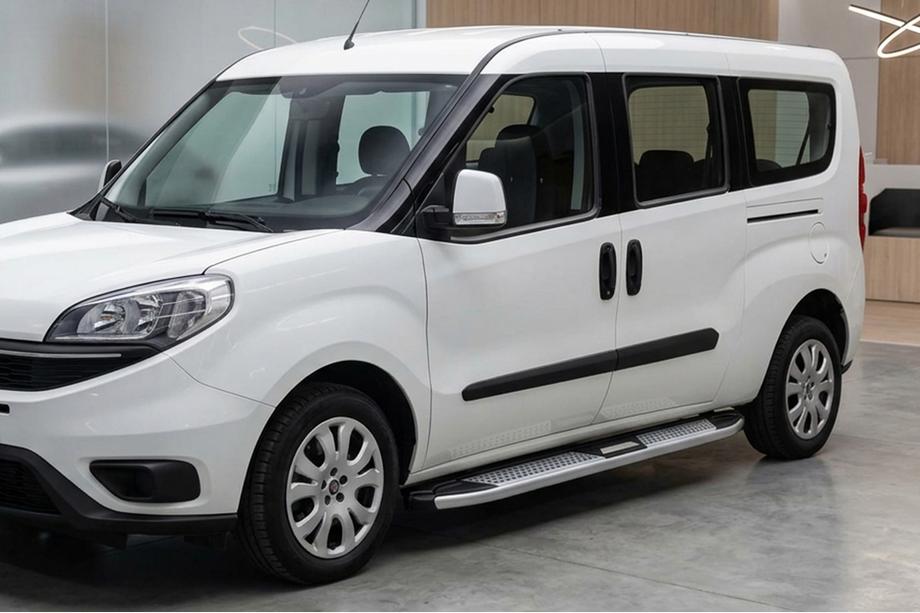 Opel Combo 2012–2018 Mevsim Grey sidetrin (2 stk., aluminium) Kun til standard akselafstand Image