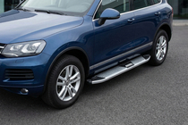 Porsche Cayenne 2003–2010 Mevsim Grey sidetrin (2 stk., aluminium) foto 1