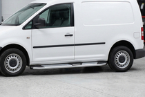 Volkswagen Caddy 2010–2015 Mevsim Grey sidetrin (2 stk., aluminium) Standard base foto 1