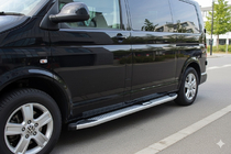 Volkswagen T5 Caravelle 2004–2010 Mevsim Grey sidetrin (2 stk., aluminium) Kort akselafstand foto 3