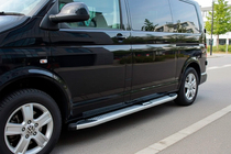 Volkswagen T5 2010–2015 Mevsim Grey sidetrin (2 stk., aluminium) foto 1