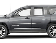 Jeep Compass 2006–2016 OmsaLine dørlister (rustfrit stål) foto 1