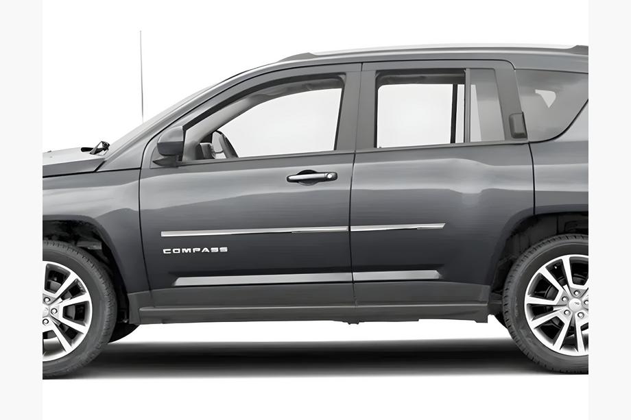 Jeep Compass 2006–2016 OmsaLine dørlister (rustfrit stål) Image