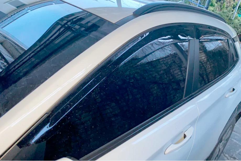 Hyundai Kona 2017–2023 Vindafvisere til sideruder (4 stk., HIC) Image