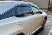 Lexus RX 2016–2022 Vindafvisere med kromliste LONG (4 stk., HIC) foto 2
