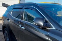 Hyundai Santa Fe 4 2018–2023 Vindafvisere til sideruder med kromliste (4 stk., HIC) foto 1