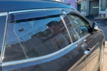 Hyundai Santa Fe 4 2018–2023 Vindafvisere til sideruder med kromliste (4 stk., HIC) foto 2