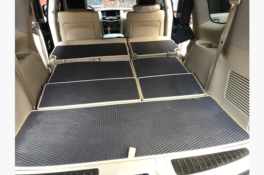 Nissan Armada 2016–2024 Måtte til øverste del af bagsæderne (EVA, sort) Foto 4