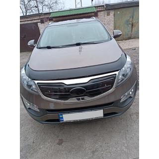 Vinterafdækning til frontgrill (øverste) Kia Sportage 2010–2015 foto 1