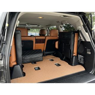 Bagagerumsmåtte 2 stk (EVA, 7 sæder, teglfarvet) Lexus LX570/450d 2008–2022 foto 2