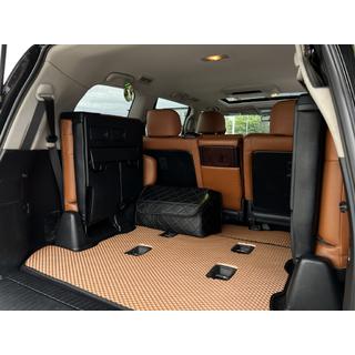 Bagagerumsmåtte 2 stk (EVA, 7 sæder, teglfarvet) Lexus LX570/450d 2008–2022 foto 3