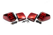 Nissan Patrol Y62 2010–2024 LED-baglygter (RED-Sequential) foto 3