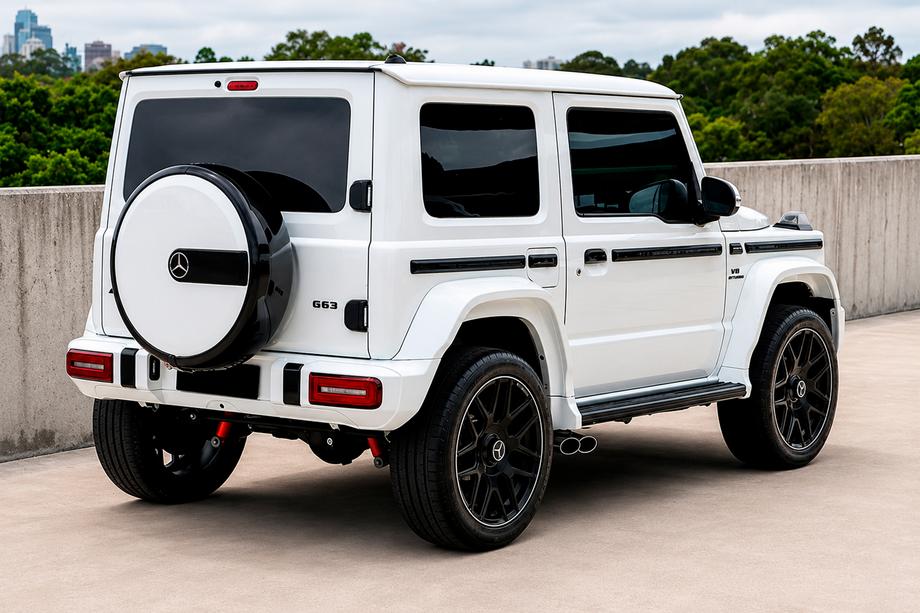 Suzuki Jimny 2018– G-class-design G63 bodykit-sæt 3-dørs bil Foto 3