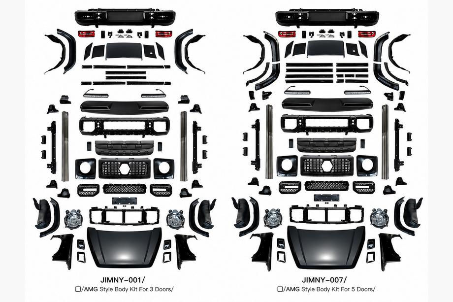 Suzuki Jimny 2018– G-class-design G63 bodykit-sæt 3-dørs bil Foto 4
