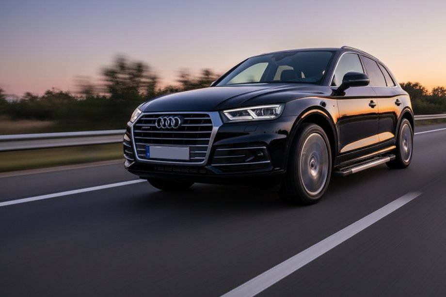 Audi Q5 2017–2025 Sidetrin Vision New Grey (2 stk., aluminium) Image