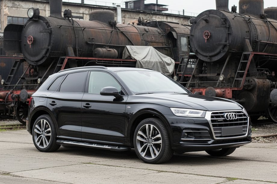 Audi Q5 2017–2025 Sunrise sidetrin (2 stk., aluminium) Image