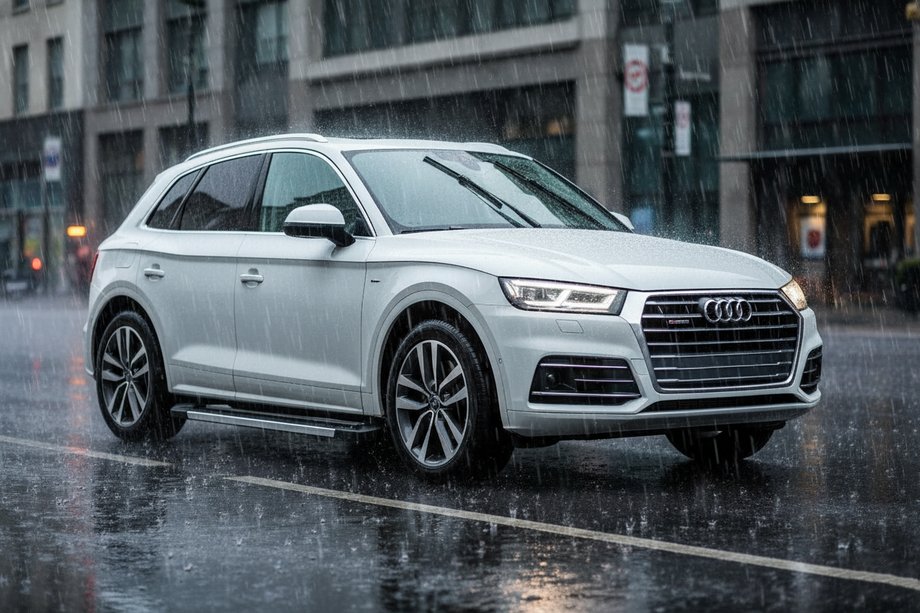 Audi Q5 2017–2025 RedLine sidetrin (2 stk., aluminium) Image