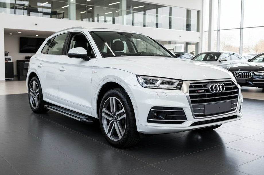Audi Q5 2017–2025 Sidetrin Rainbow (2 stk., aluminium) Image