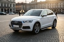 Audi Q5 2017–2025 Maydos V1 sidetrin (2 stk., aluminium) foto 1