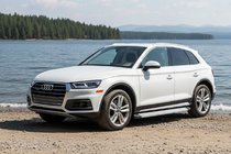Audi Q5 2017–2025 Sideskørter Maya V2 (2 stk., aluminium) foto 1