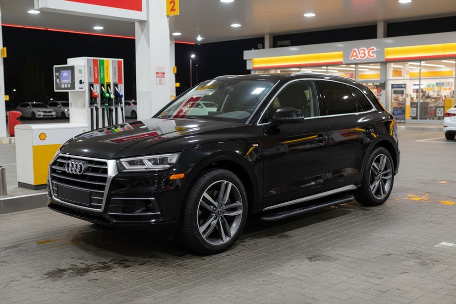 Audi Q5 2017–2025 Sidetrin Bosphorus Black (2 stk., aluminium) Image