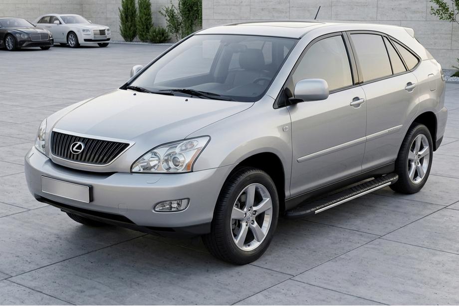 Lexus RX 2003–2009 Bosphorus Grey sidetrin (2 stk., aluminium) Image