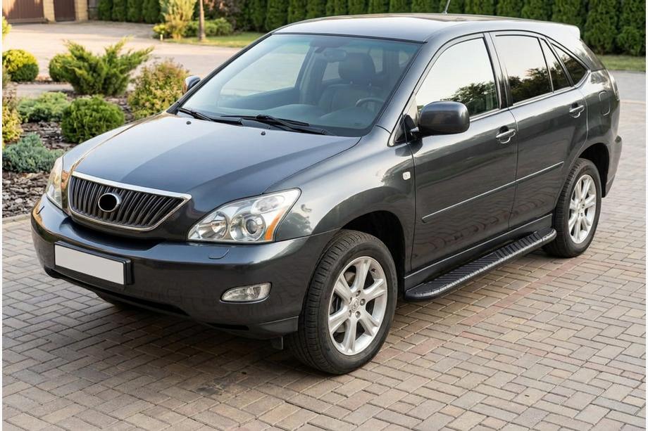 Lexus RX 2003–2009 Sidetrin Bosphorus Black (2 stk., aluminium) Image