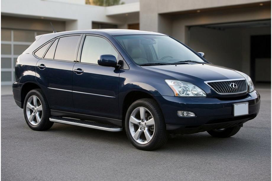 Lexus RX 2003–2009 Sidetrin Tayga Grey (2 stk., aluminium) Image