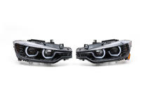 BMW 3-serie F30/F31 2012–2019 Xenon forlygter med LED positionslys 2012-2015 (2 stk.) Sort foto 1