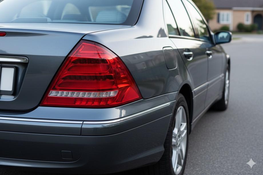 Mercedes C-class W203 2000–2007 LED bremselygter bag (2 stk.) Foto 1
