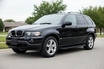BMW X5 E53 1999–2006 Allmond Black sidetrin (2 stk., alu.) foto 1