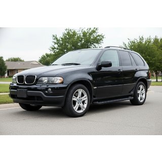 Allmond Black sidetrin (2 stk., alu.) BMW X5 E53 1999–2006 foto 1
